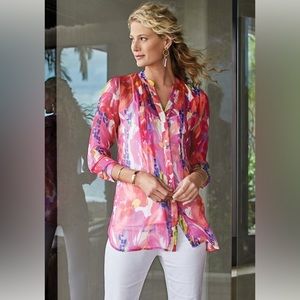 Soft Surroundings Flowy Summer Festival Tunic & Cami